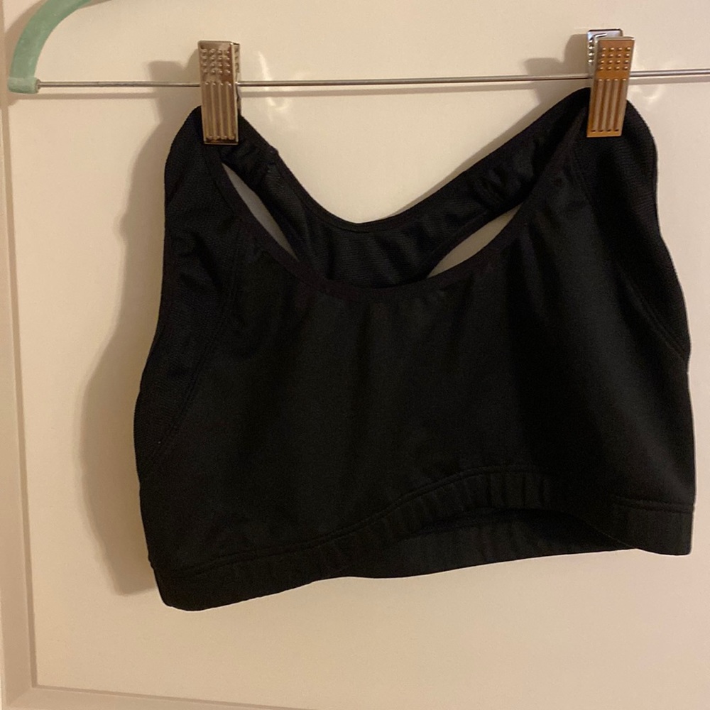 Black Sports bra